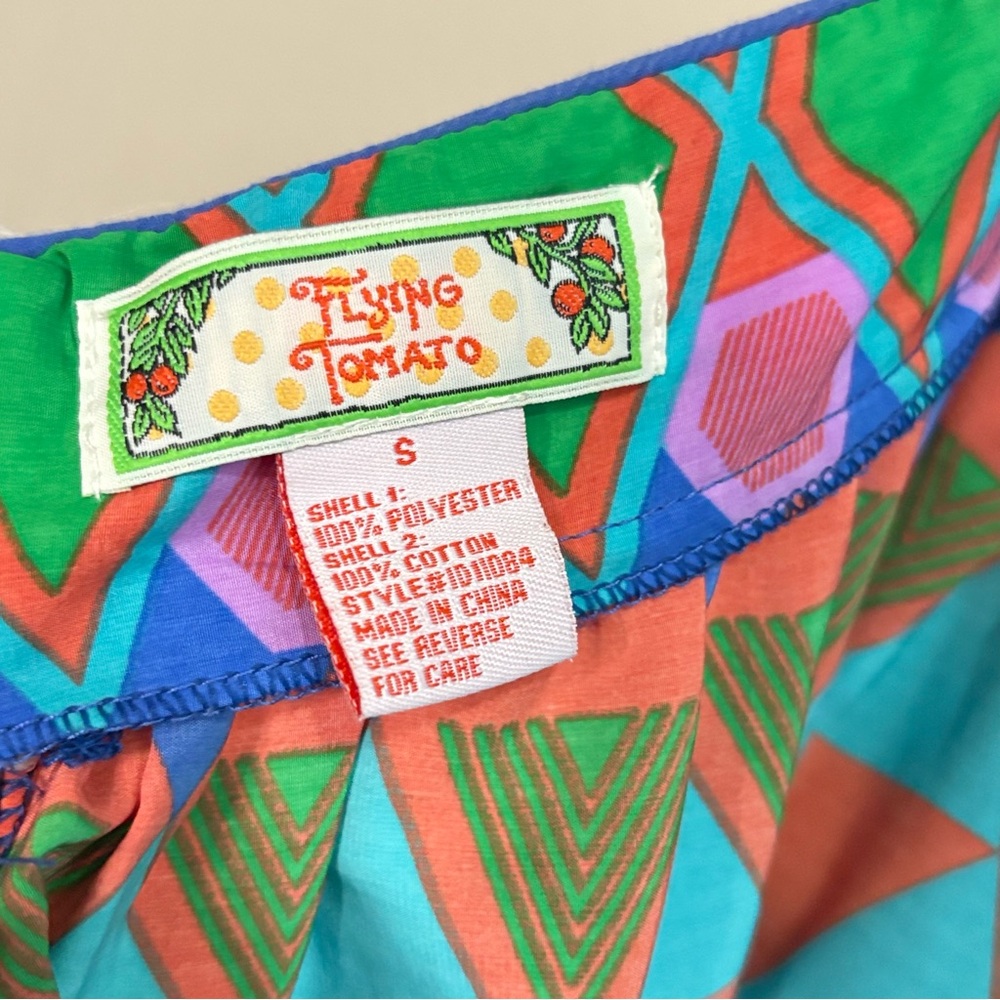 Multicolor Geometric Backless Dress ☀️ - Picture 13 of 14